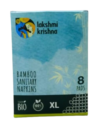 Lakshmi Krishna Bamboo Sanitary Napkins XL - Mytrendzcart