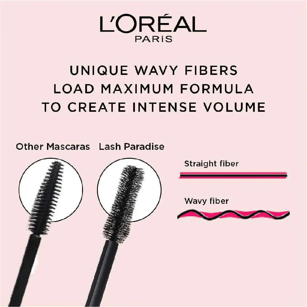 LOreal Paris Voluminous Lash Paradise Mascara 204 Blackest Black - Mytrendzcart