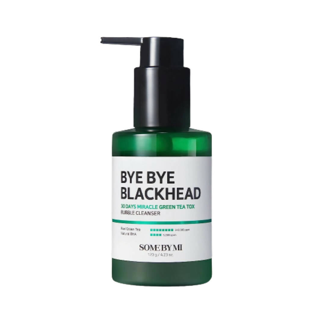 Some By Mi Bye Bye Blackhead 30 Days Miracle Green Tea Tox Bubble Cleanser - Mytrendzcart