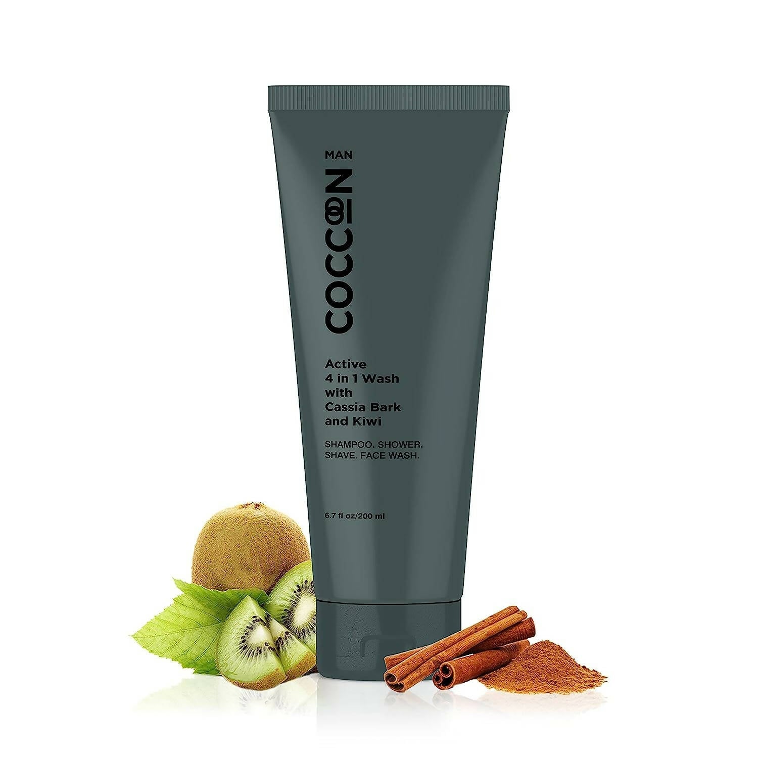 Coccoon Man Active 4 In 1 Wash With Cassia Bark & Kiwi - Mytrendzcart