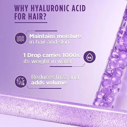 L'Oreal Paris Moisture Filling Shampoo, With Hyaluronic Acid, For Dry & Dehydrated Hair, Adds Shine & Bounce, Hyaluron Moisture 72H, 650ml - Mytrendzcart