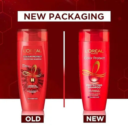 L'Oreal Paris Shampoo, Vibrant & Revived Colour, For Colour-treated Hair, Protects from UVA & UVB, Colour Protect, 340 ml - Mytrendzcart
