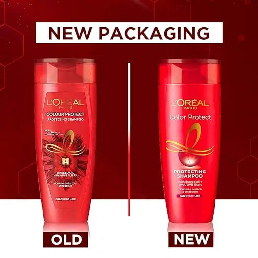 L'Oreal Paris Shampoo, Vibrant & Revived Colour, For Colour-treated Hair, Protects from UVA & UVB, Colour Protect, 340 ml - Mytrendzcart