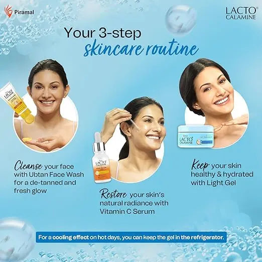 Lacto Calamine Super Light Moisturizer For Face | 150g | Moisturiser For Oily Skin With Niacinamide, Hyaluronic Acid & Vitamin E | Oil Free, Light Weight & Non Greasy |Face Moisturizer For Women & Men - Mytrendzcart