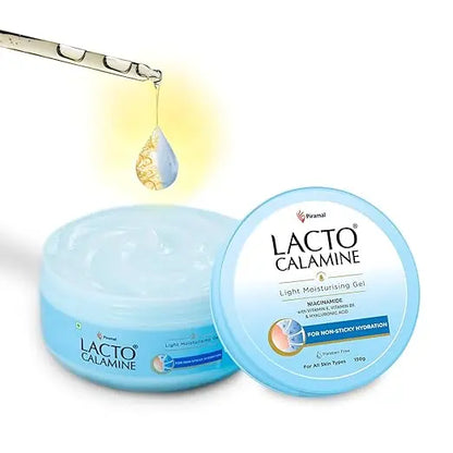 Lacto Calamine Super Light Moisturizer For Face | 150g | Moisturiser For Oily Skin With Niacinamide, Hyaluronic Acid & Vitamin E | Oil Free, Light Weight & Non Greasy |Face Moisturizer For Women & Men - Mytrendzcart