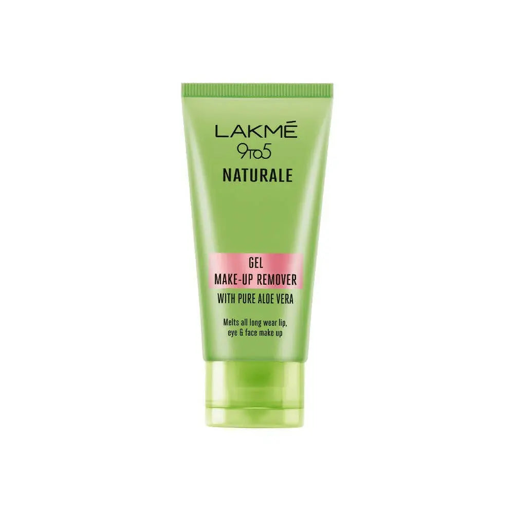 Lakme 9 To 5 Naturale Gel Makeup Remover With Pure Aloe Vera -50 ml - Mytrendzcart