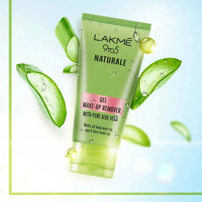 Lakme 9 To 5 Naturale Gel Makeup Remover With Pure Aloe Vera -50 ml - Mytrendzcart