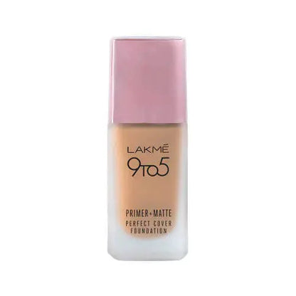 Lakme 9 To 5 Primer + Matte Perfect Cover Foundation N200 Neutral Nude -25 ml - Mytrendzcart