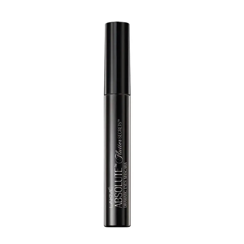 Lakme Absolute Flutter Secrets Dramatic Eyes Mascara, Black, 8 ml -8 ml - Mytrendzcart