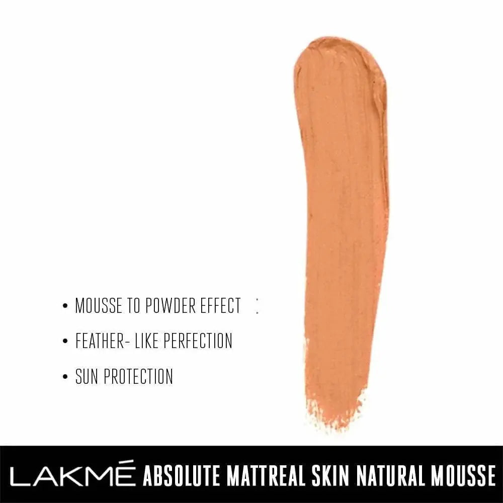 Lakme Absolute Skin Natural Mousse - Beige Honey - Mytrendzcart