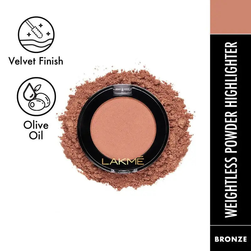 Lakme Face It Highlighter - Bronze -4 gm - Mytrendzcart