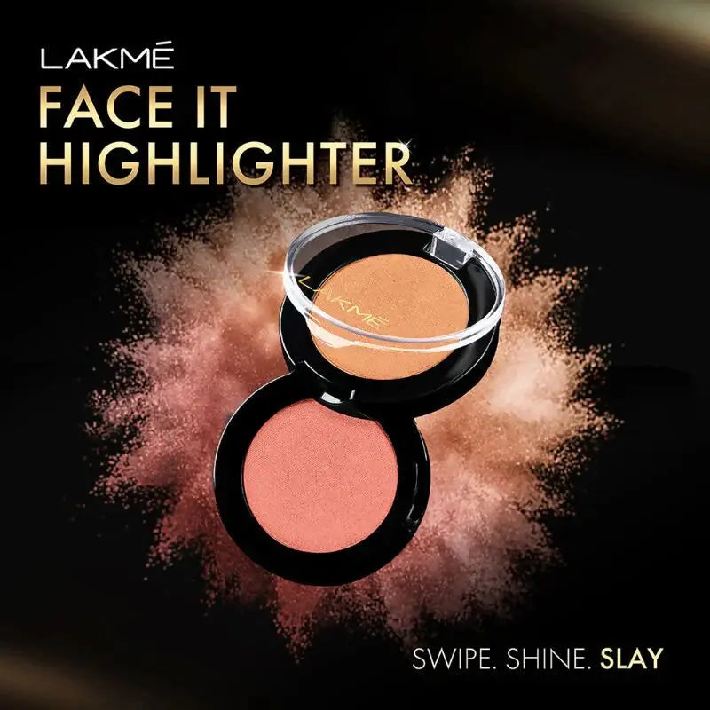 Lakme Face It Highlighter - Bronze -4 gm - Mytrendzcart