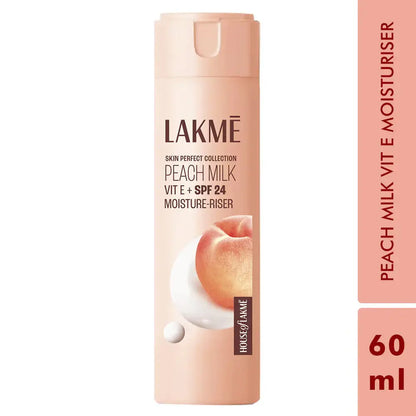 Lakme Peach Milk Moisturiser SPF 24 PA++ Sunscreen Lotion -60 ml - Mytrendzcart