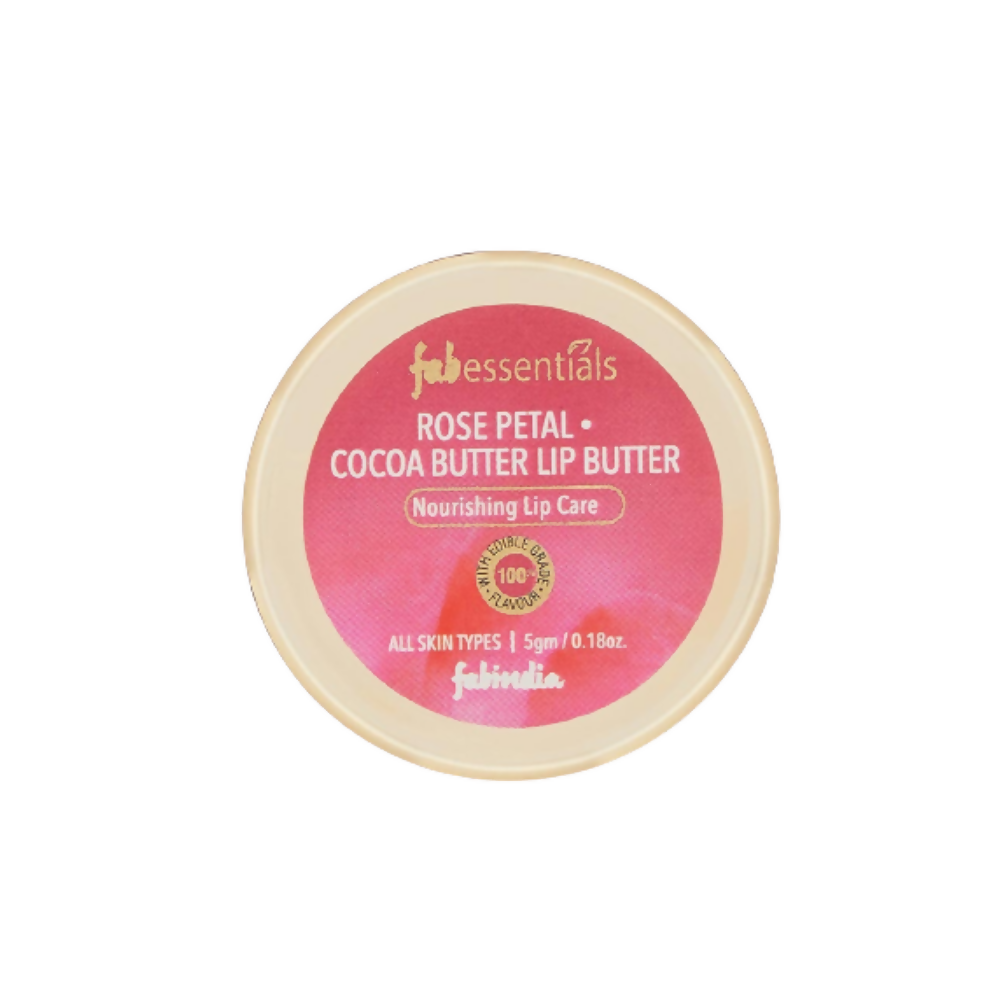 Fabessentials Rose Petal Cocoa Butter Lip Butter - Mytrendzcart