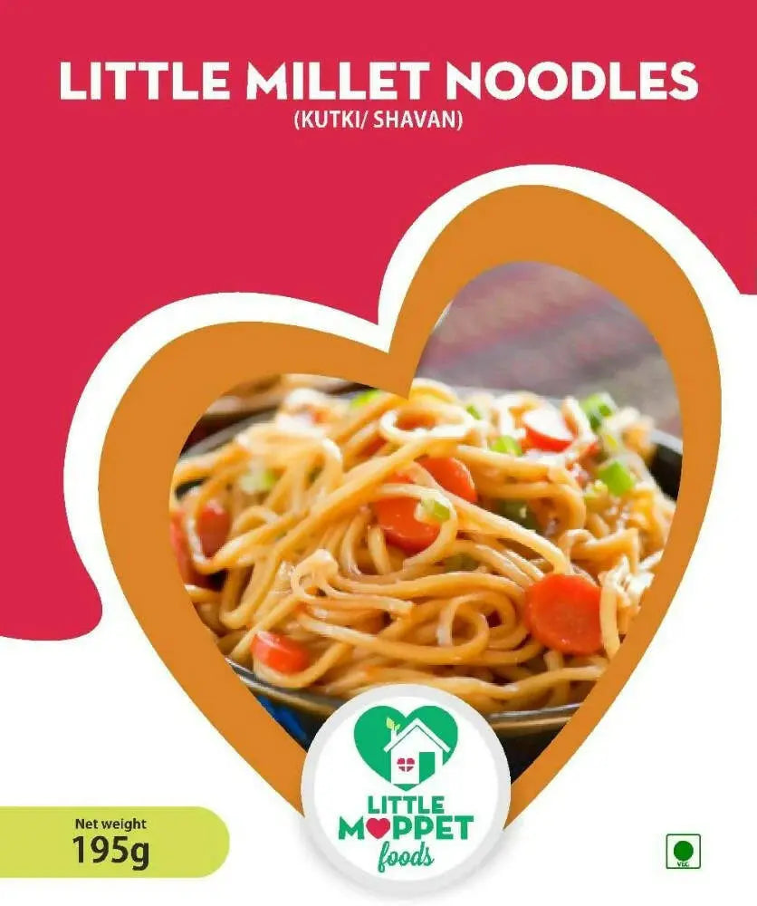 Little Moppet Foods Little Millet Noodles -195 gm - Mytrendzcart