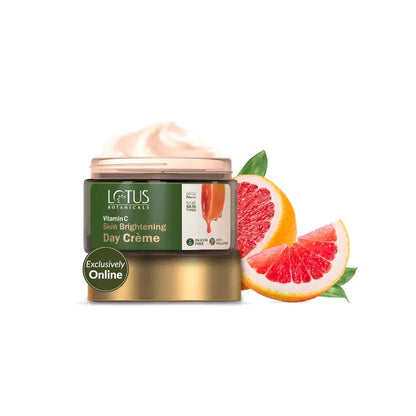 Lotus Botanicals Vitamin C Skin Brightening Day Creme (50g) - Mytrendzcart