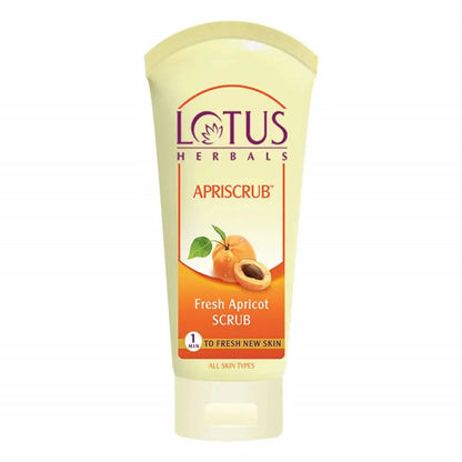 Lotus Herbals Apriscrub Fresh Apricot Scrub -100 gm - Mytrendzcart