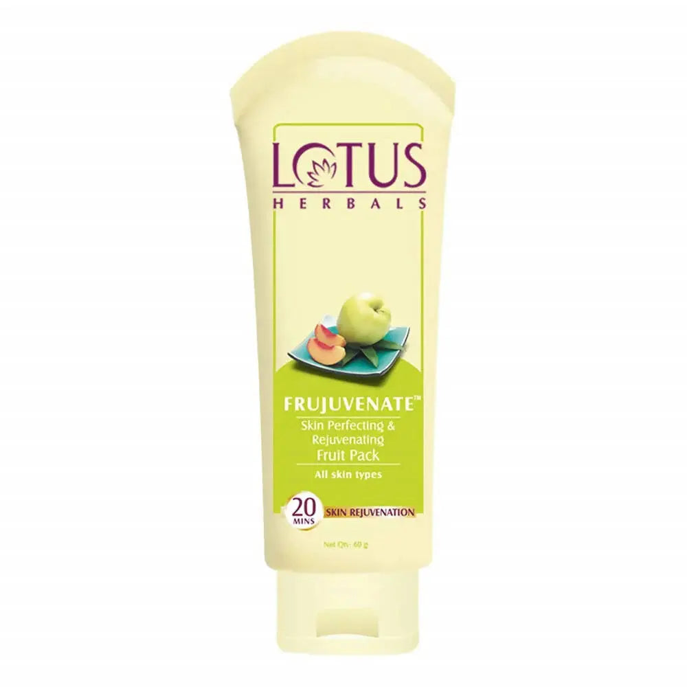 Lotus Herbals Frujuvenate Skin Perfecting and Rejuvenating Fruit Pack -60 Gm - Mytrendzcart