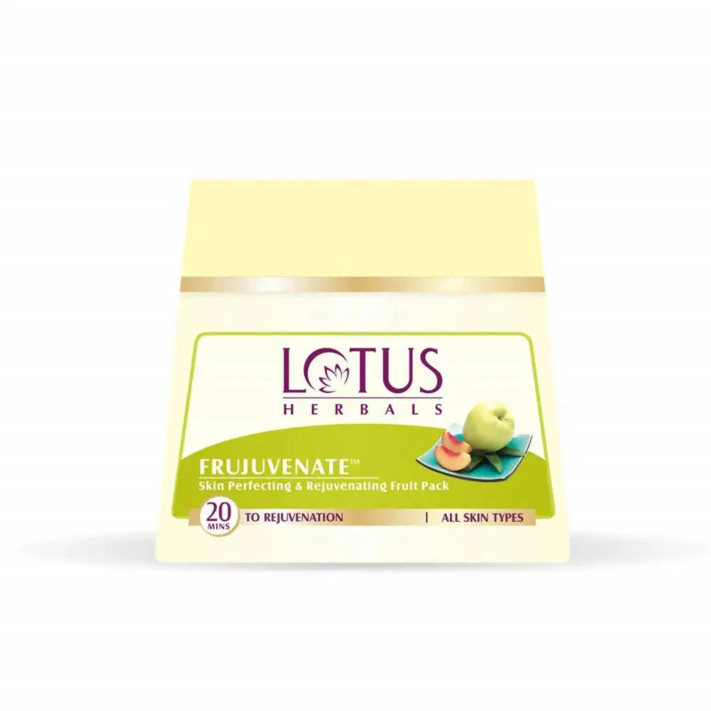 Lotus Herbals Frujuvenate Skin Perfecting and Rejuvenating Fruit Pack -60 Gm - Mytrendzcart