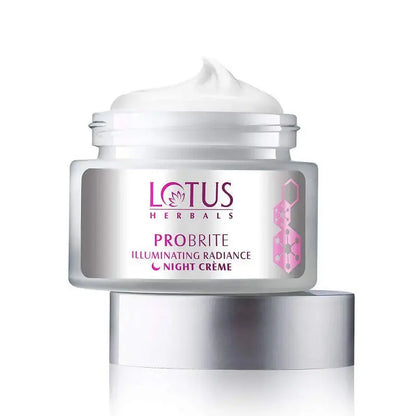 Lotus Herbals Probrite Illuminating Radiance Night Creme -50 gm - Mytrendzcart