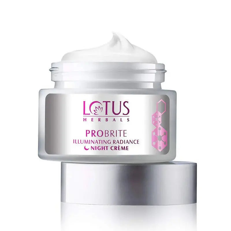 Lotus Herbals Probrite Illuminating Radiance Night Creme -50 gm - Mytrendzcart