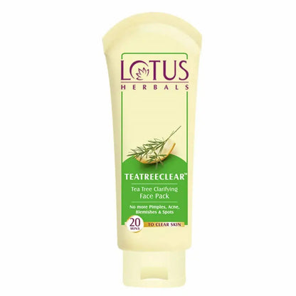 Lotus Herbals Teatreeclear Tea Tree Clarifying Face Pack -60 gm - Mytrendzcart