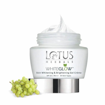 Lotus Herbals Whiteglow Skin Whitening And Brightening Gel Cream (SPF-25) -35 gm - Mytrendzcart