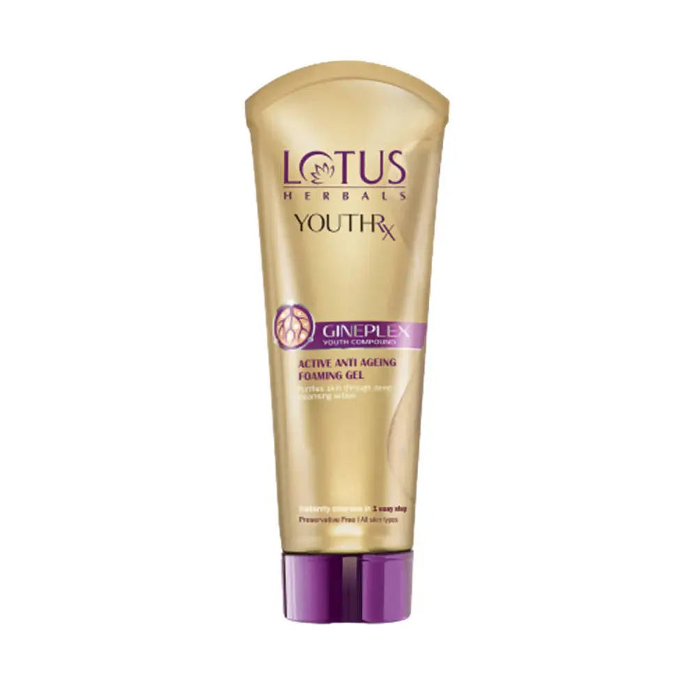 Lotus Herbals YouthRx Gineplex Active Anti Ageing Foaming Gel -50 gm - Mytrendzcart