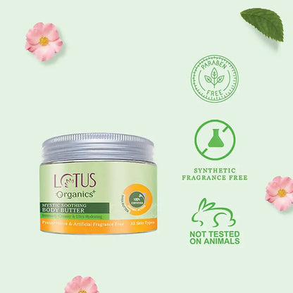 Lotus Organics+ Mystic Soothing Body Butter -100 gm - Mytrendzcart