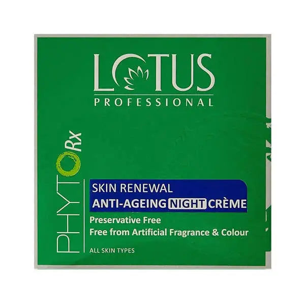 Lotus Professional Phyto Rx Skin Renewal Anti Ageing Night Cream -50 gm - Mytrendzcart