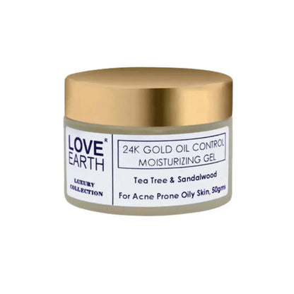 Love Earth 24K Gold Oil Control Moisturizing Gel -50 gm - Mytrendzcart