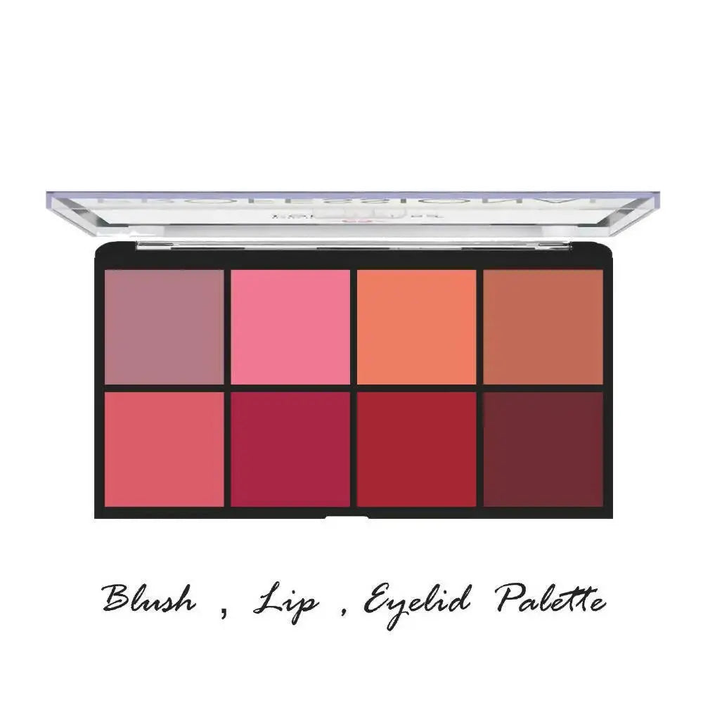 Love Earth Blush, Lips, Eyelid Palette With Richness Of Jojoba Oil And Vitamin E -16 gm - Mytrendzcart