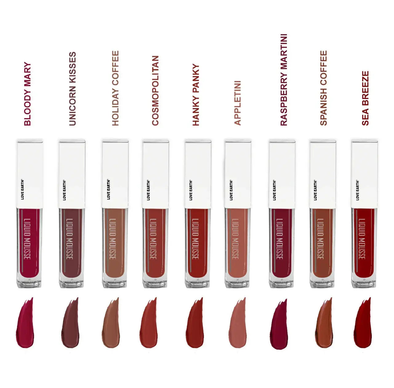 Love Earth Liquid Mousse Lipstick 2.O -Combo - Mytrendzcart