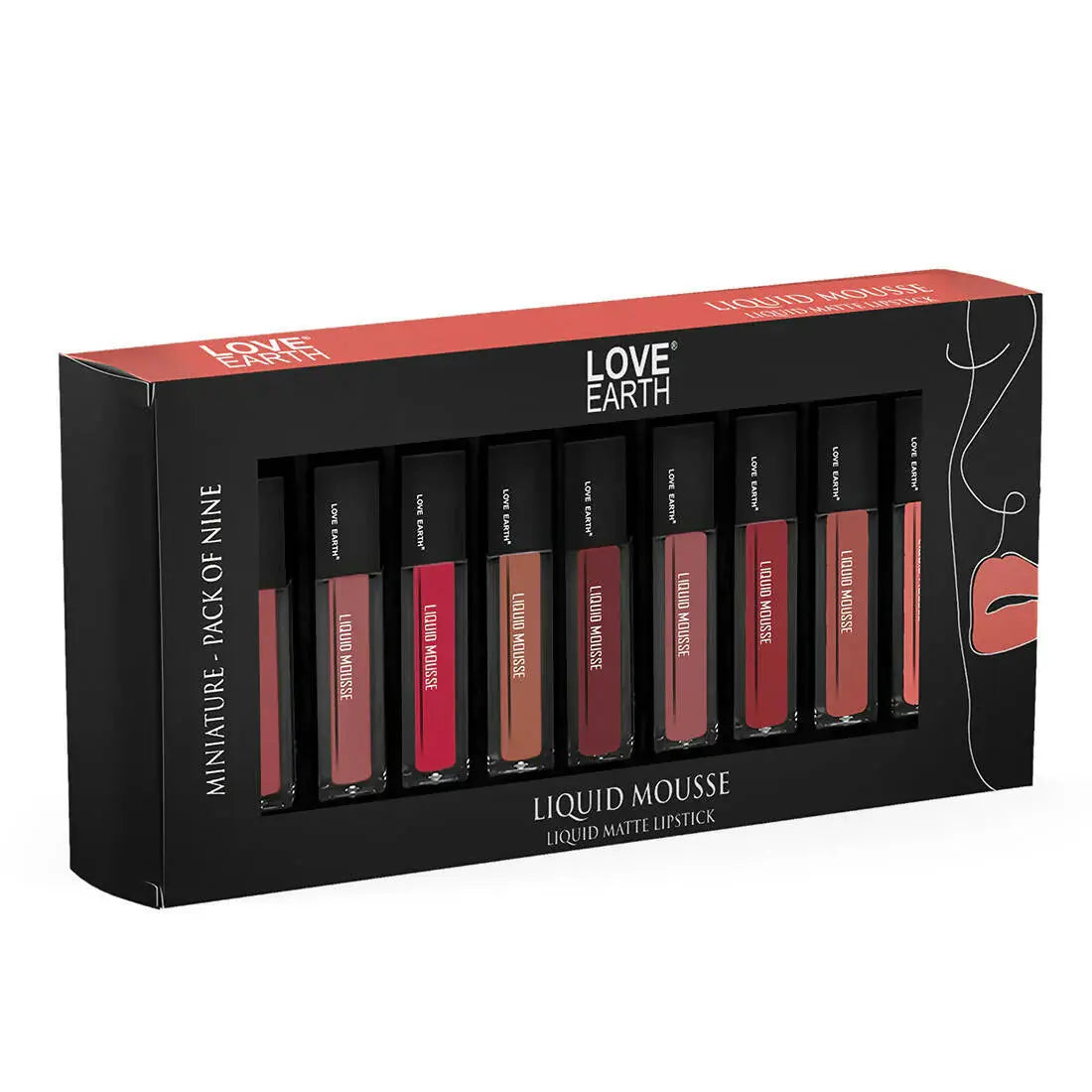 Love Earth Liquid Mousse Miniature Liquid Matte Lipstick -Combo - Mytrendzcart