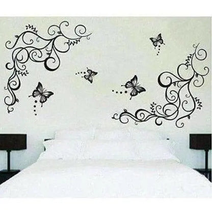 Lovely Black Butterflies Wall Sticker - Mytrendzcart