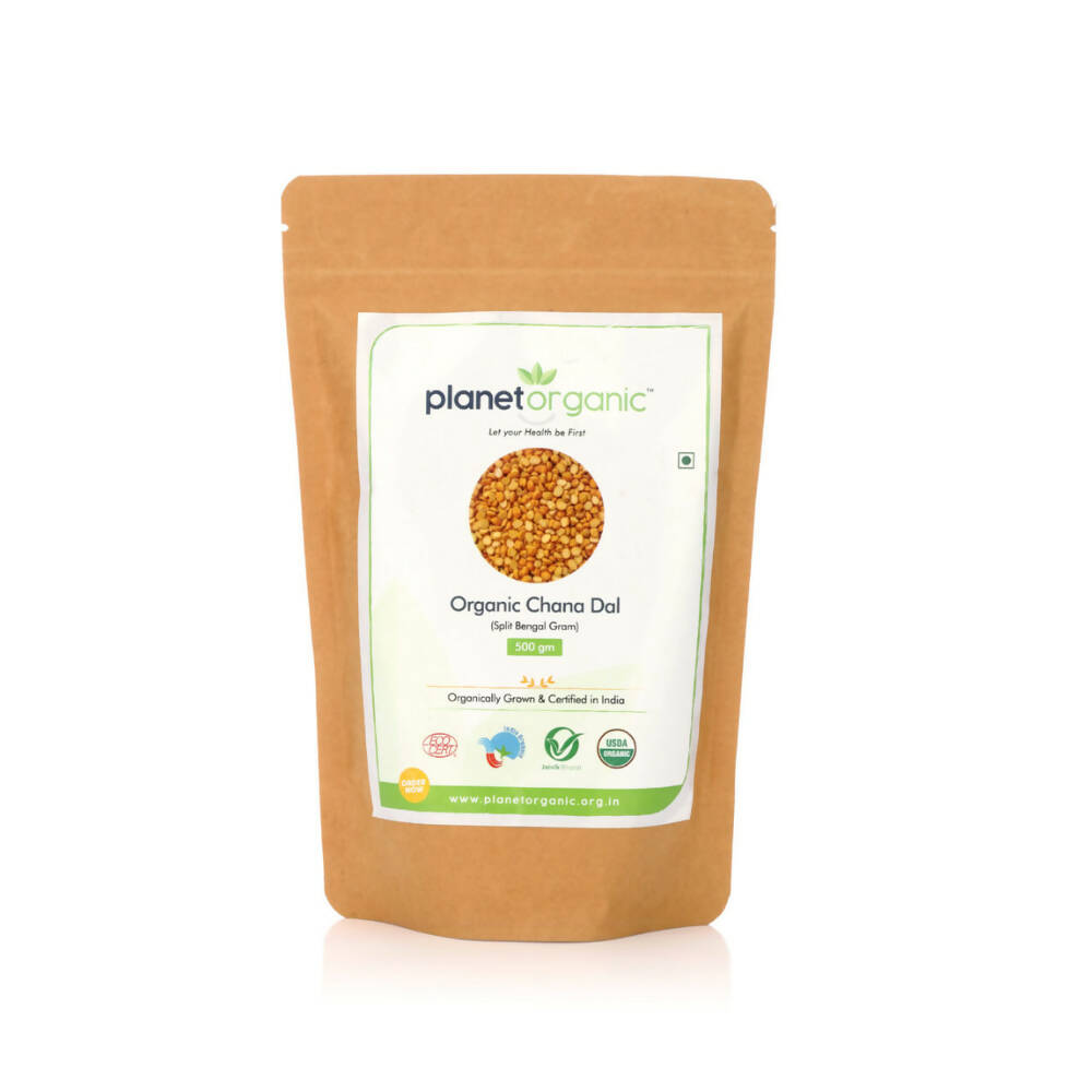 Planet Organic Chana Dal/ Split Bengal Gram - Mytrendzcart