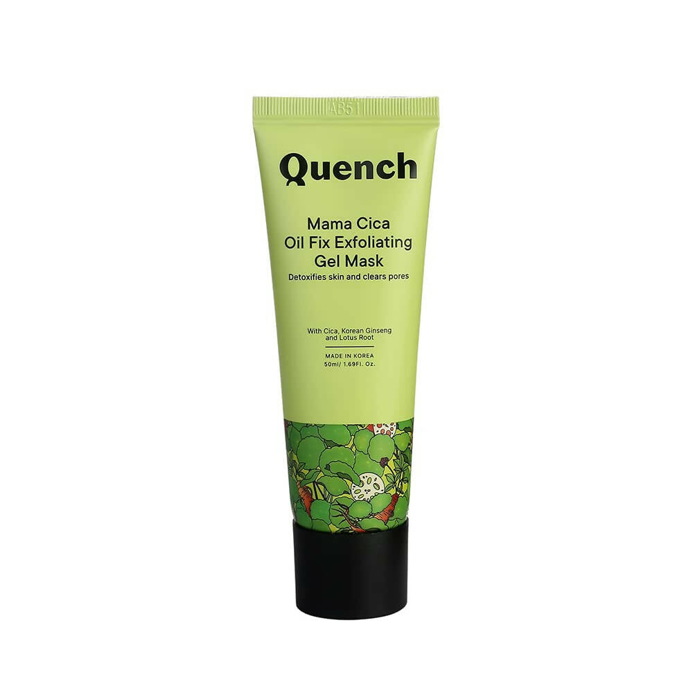 Quench Botanics Mama Cica Oil Fix Exfoliating Gel Mask - Korean Skincare - Mytrendzcart