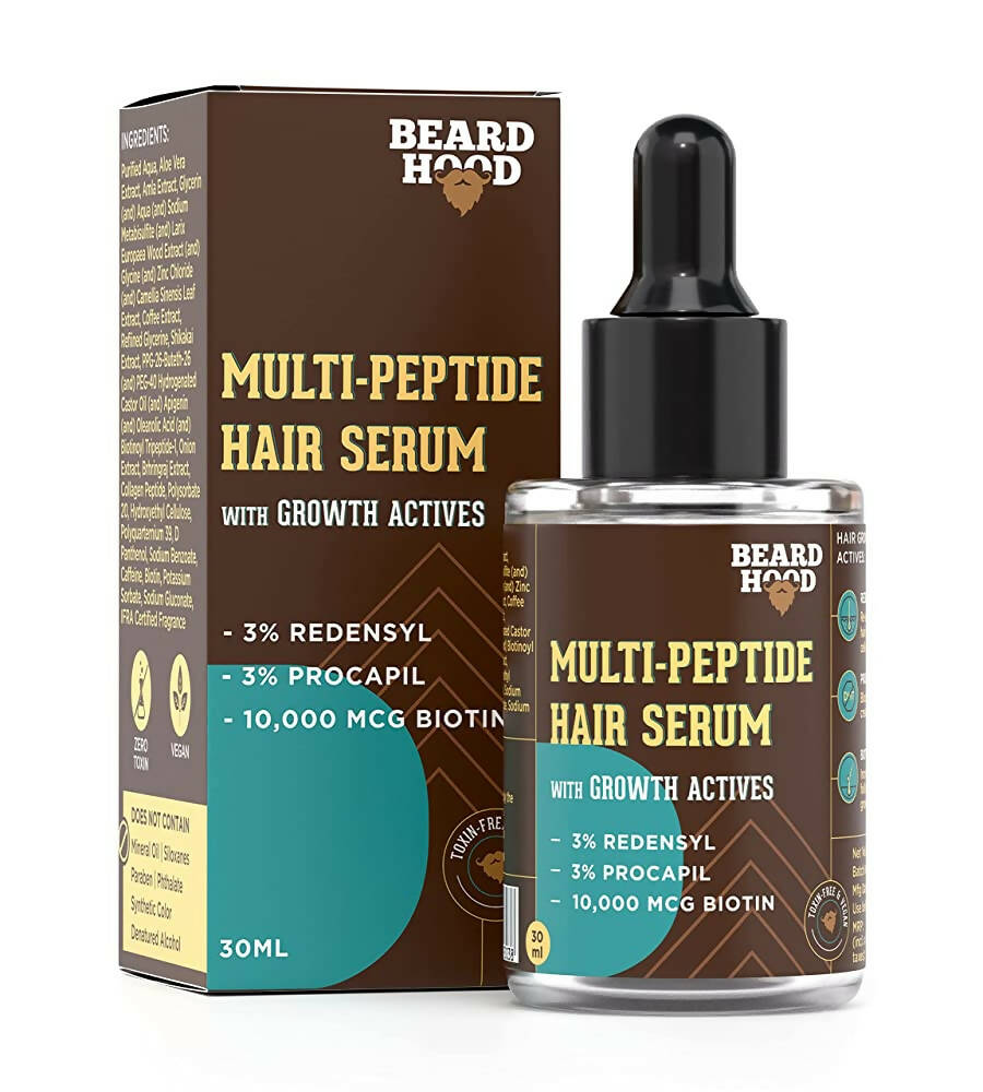 Beardhood Multi-Peptide Hair Growth Serum - Mytrendzcart