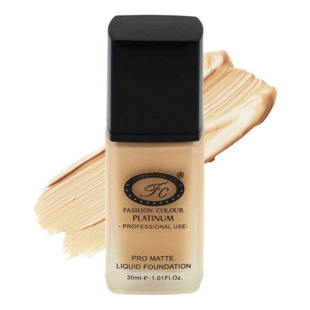 Fashion Colour Pro Matte Liquid Foundation-Ivory (Fair Skin Tone) - Mytrendzcart