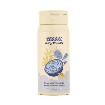 Maate Talc Free Natural & Ayurvedic Baby Powder -100 gm - Mytrendzcart