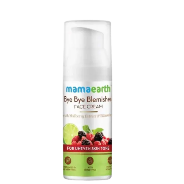 Mamaearth Bye Bye Blemishes Face Cream For Uneven Skin Tone -30 ml - Pack of 1 - Mytrendzcart