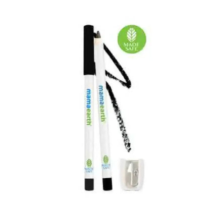 Mamaearth Charcoal Black Long Stay Kohl With Sharpener - Mytrendzcart