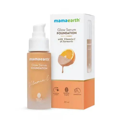 Mamaearth Glow Serum Foundation-Sand Glow -30 ml - Mytrendzcart