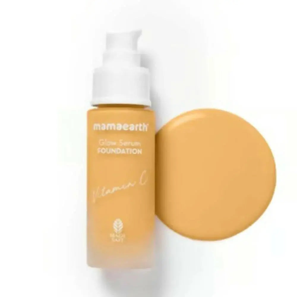 Mamaearth Glow Serum Foundation + Glow Oil Control Compact Combo - Ivory Glow -Combo - Mytrendzcart