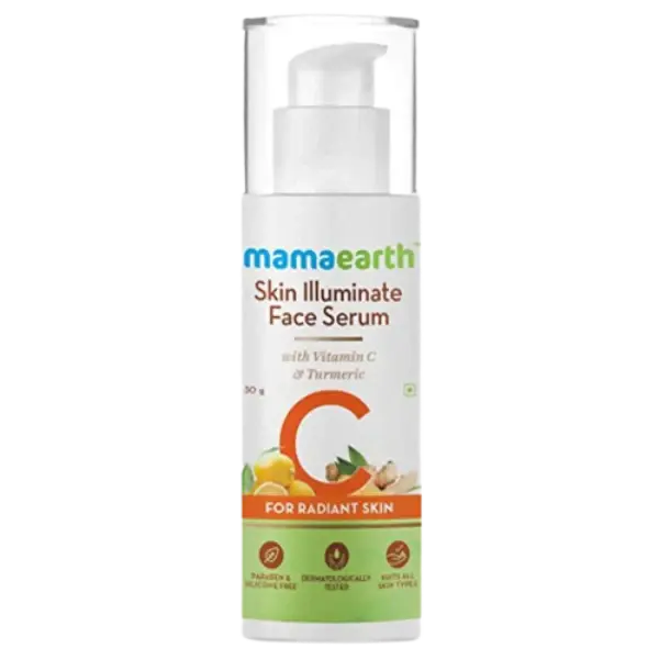 Mamaearth Skin Illuminate Face Serum With Vitamin C & Turmeric For Radiant Skin -30 gm - Pack of 1 - Mytrendzcart