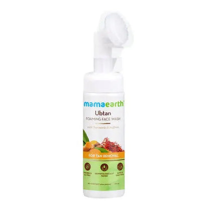 Mamaearth Ubtan Foaming Face Wash for Tan Removal -150 ml - Mytrendzcart