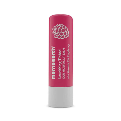 Mamaearth Vitamin E and Raspberry Tinted 100% Natural Lip Balm -4 gm - Mytrendzcart