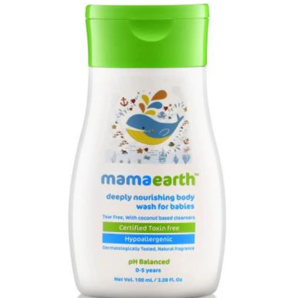 Mamaearth Deeply Nourishing Body Wash For Babies -100 ml Mytrendzcart