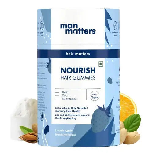 Man Matters Nourish Hair Gummies - Mytrendzcart