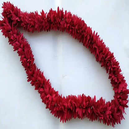 Maroon Fabric Reusable Garland For God Frames - Mytrendzcart